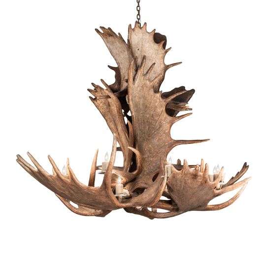 Antlers 64 Inch Chandelier by Meyda Lighting
