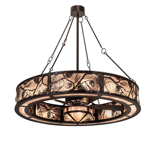 Whispering Pines 56 Inch 2 Light Chandelier by Meyda Lighting
