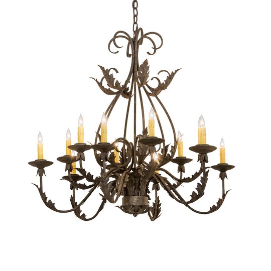 French Elegance 36 Inch 8 Light Chandelier by Meyda Lighting