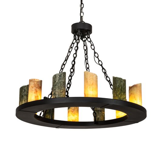 Loxley 36 Inch 3 Light Chandelier by Meyda Lighting