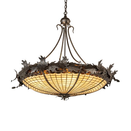 Greenbriar Oak 40 Inch Large Pendant by Meyda Lighting