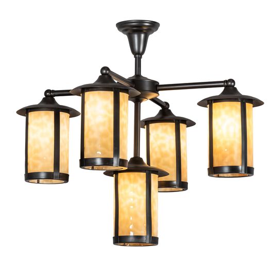Fulton 30 Inch 5 Light Chandelier by Meyda Lighting