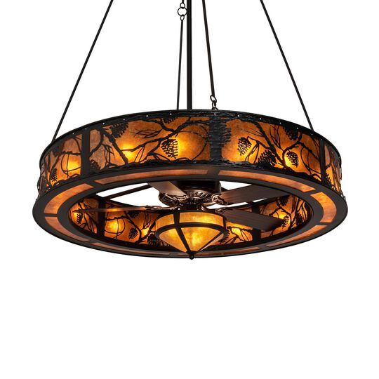 Whispering Pines 56 Inch 8 Light Chandelier by Meyda Lighting