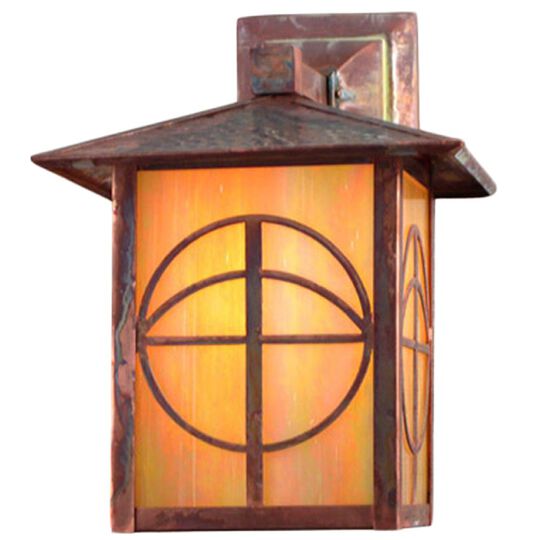 Seneca Circle Cross 12 Inch Wall Sconce by Meyda Lighting