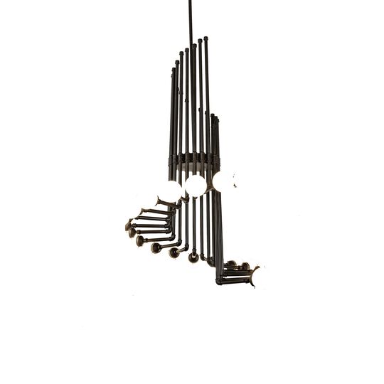 Pipedream 50 Inch Chandelier by Meyda Lighting