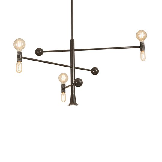 Alva 48 Inch 5 Light Chandelier by Meyda Lighting