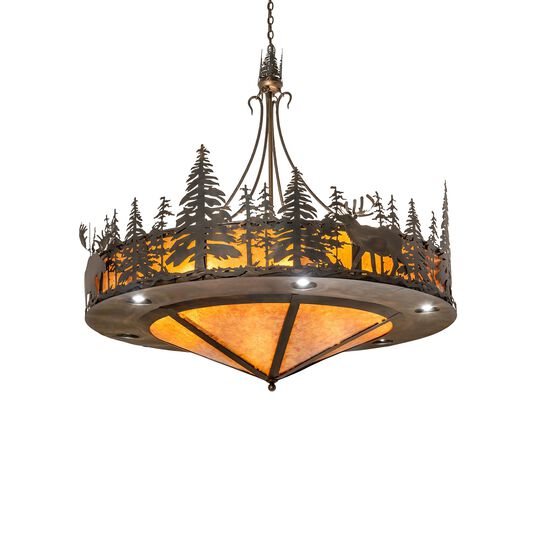 Wildlife At Dusk 64 Inch Pendant Light by Meyda Lighting