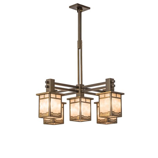Roylance 36 Inch 5 Light Chandelier by Meyda Lighting