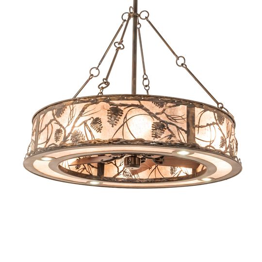Whispering Pines 45 Inch 8 Light Chandelier by Meyda Lighting