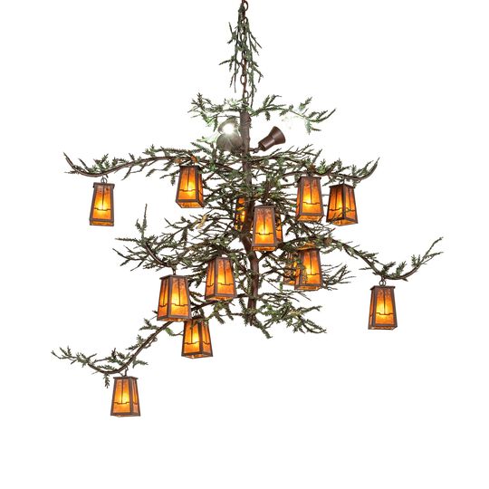 Pine Branch 62 Inch 15 Light Chandelier by Meyda Lighting