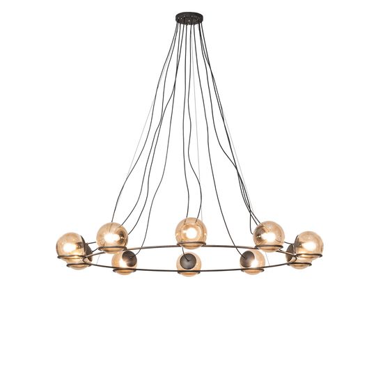 Tyngsboro 73 Inch 10 Light Chandelier by Meyda Lighting