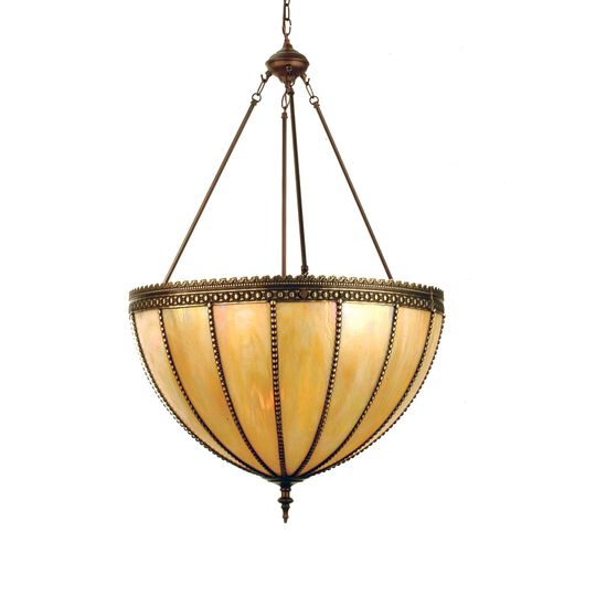 Gothic Beige Iridescent 75 Inch Pendant Light by Meyda Lighting