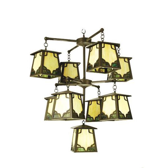 Kirkpatrick Stillwater 36 Inch 9 Light Chandelier by Meyda Lighting