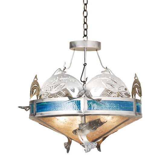 Catch of the Day Trout Medium Pendant Light by Meyda Lighting