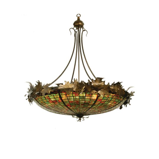 Greenbriar Oak 52 Inch Large Pendant by Meyda Lighting