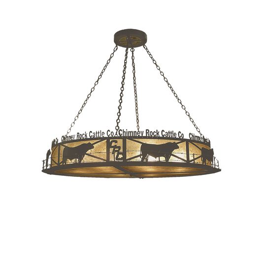 Personalized Chimney Rock 60 Inch Large Pendant by Meyda Lighting