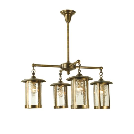 Fulton Grapes 31 Inch 4 Light Chandelier by Meyda Lighting