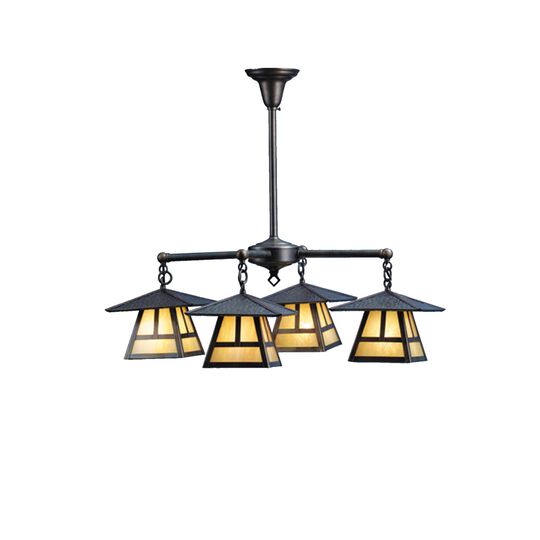 Stillwater T Mission 31 Inch 4 Light Chandelier by Meyda Lighting