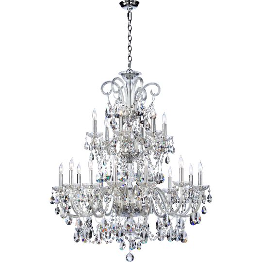 Bohemian Katerina 37 Inch 18 Light Chandelier by Quorum International