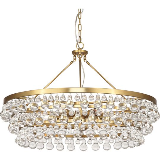 Bling 35 Inch 6 Light Chandelier by Robert Abbey