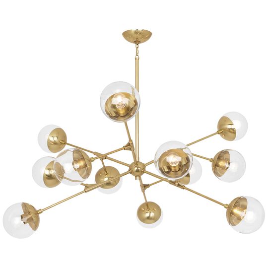 Celeste 50 Inch 12 Light Chandelier by Robert Abbey
