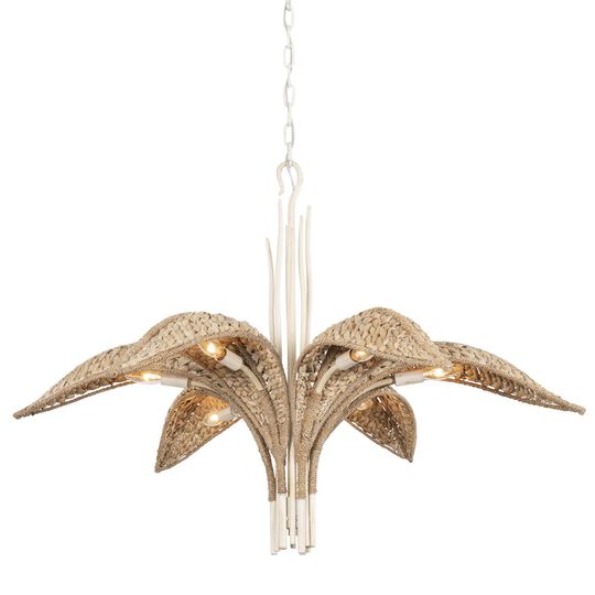 Ron Henderson Century Palm 38 Inch Chandelier by Varaluz
