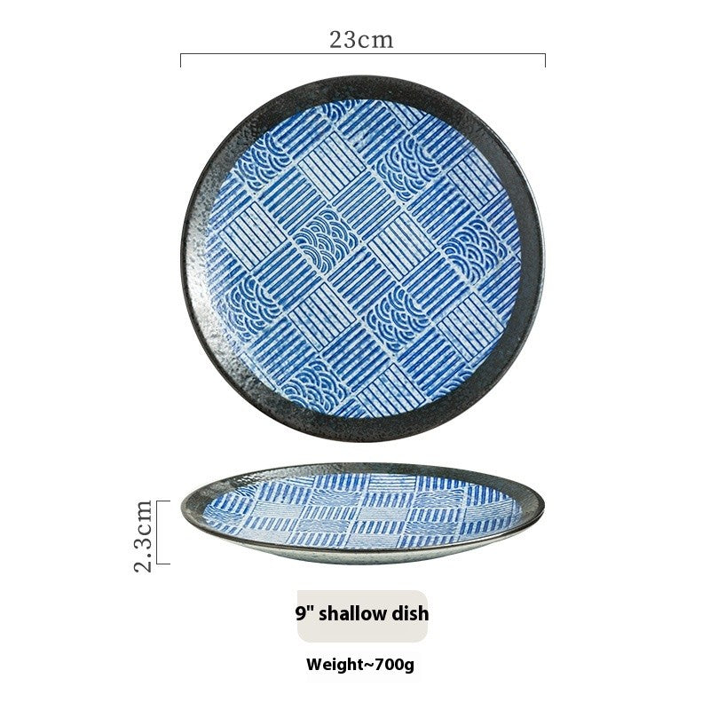 Edo Breeze Ceramic Shallow Plate