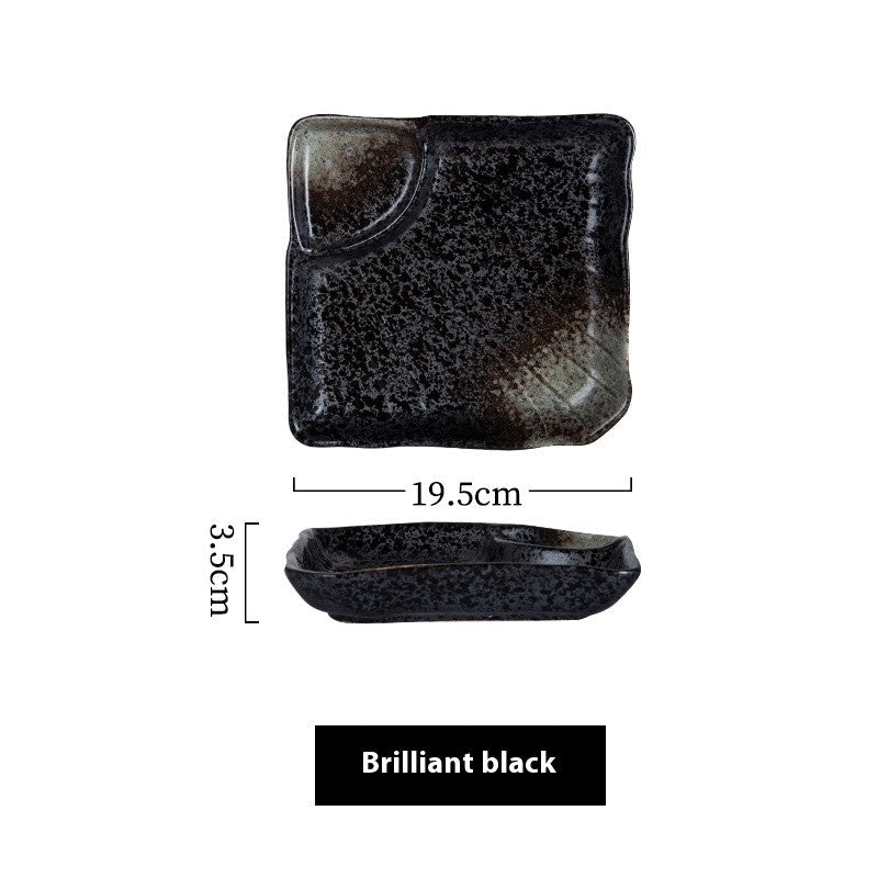 Glaze Craft Dumpling & Sauce Plate