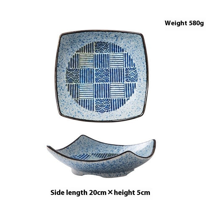 Meridian Four-Corner Stoneware Bowl