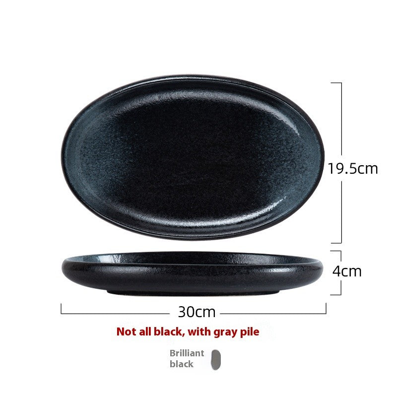 Tidal Curve Oval Steaming Platter