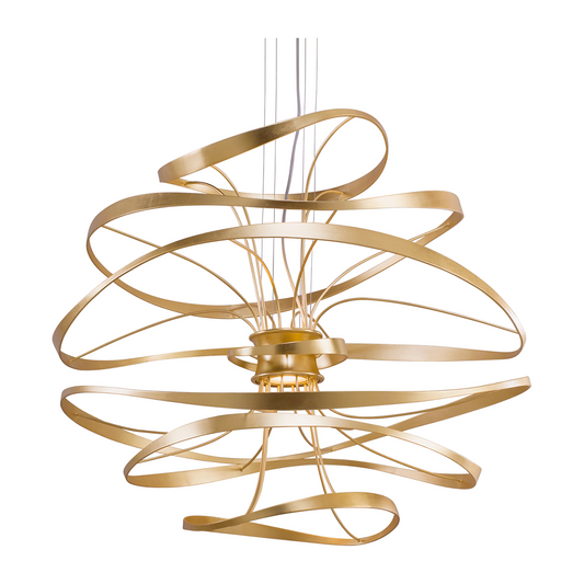Corbett Calligraphy 2 Light Stainless Steel Chandelier Ceiling Light