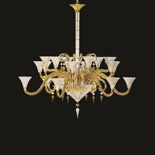 Baccarat Mille Nuits Gold Chandelier 
 18L