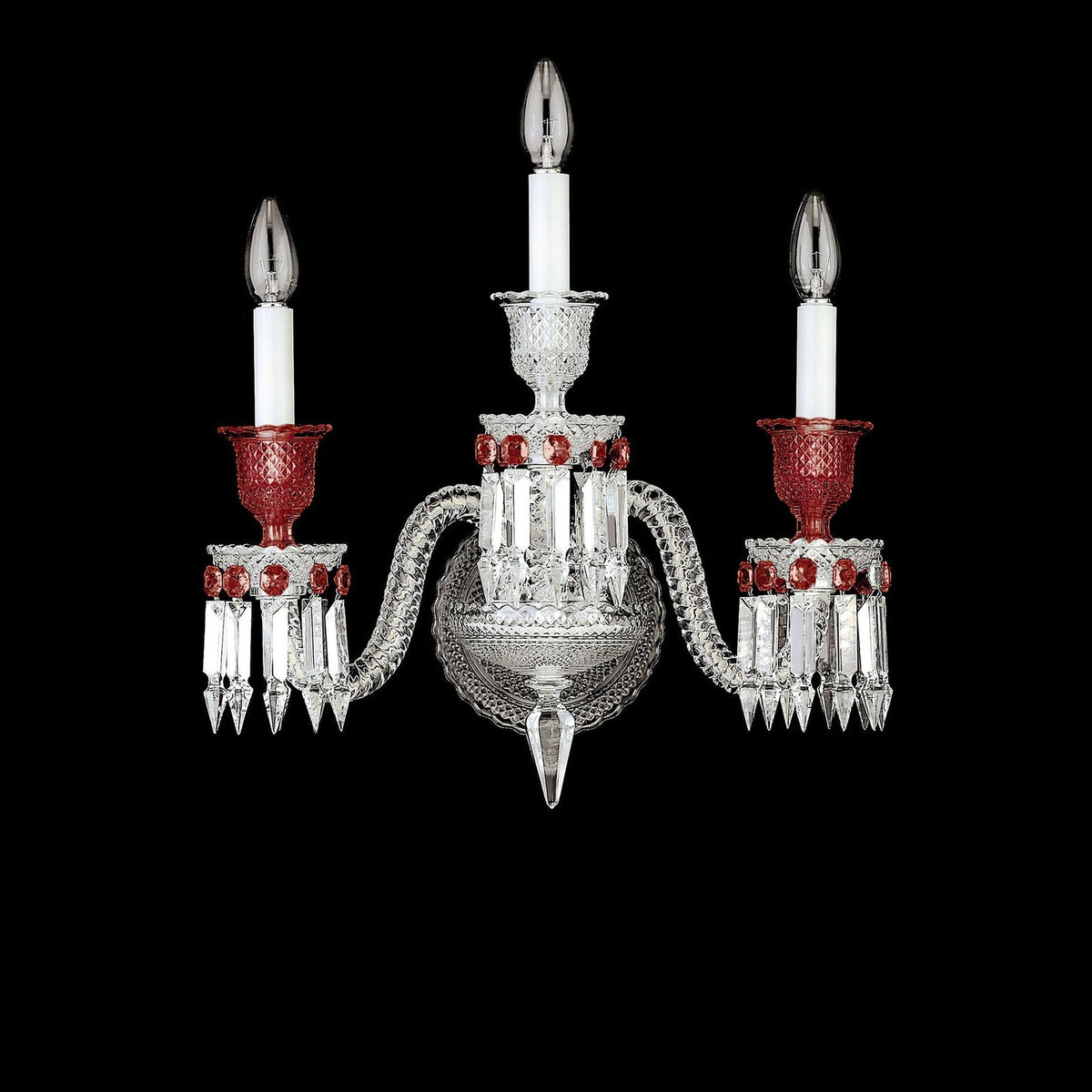 Baccarat Zénith Red Wall Sconce