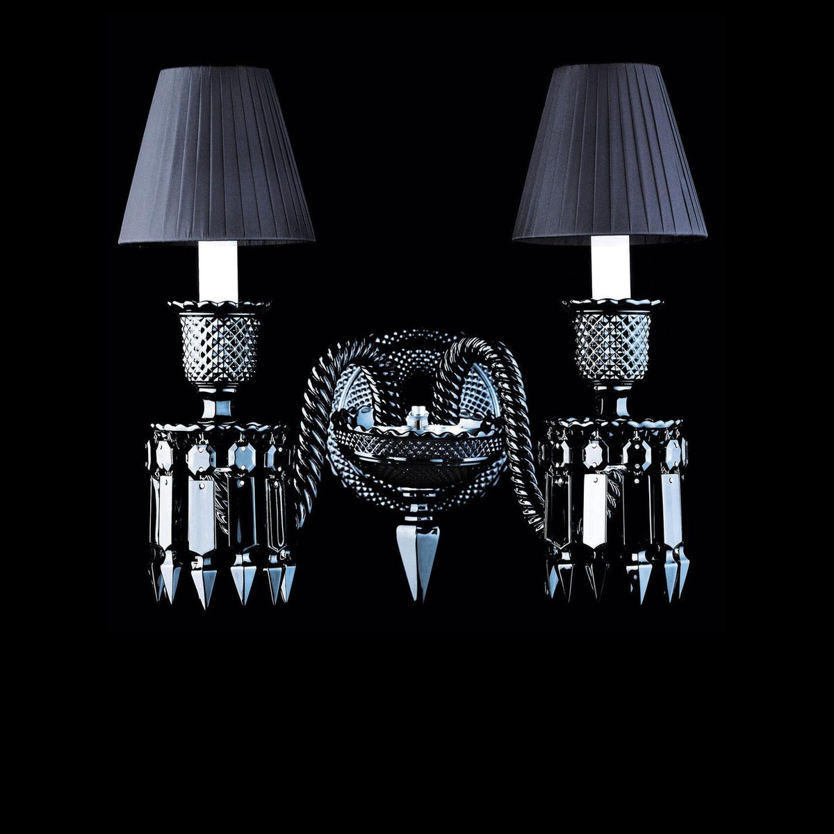 Baccarat Zénith Black Wall Sconce