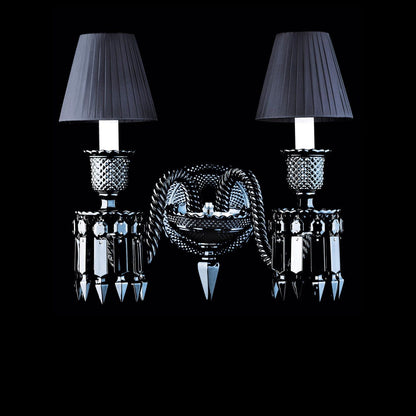 Baccarat Zénith Black Wall Sconce