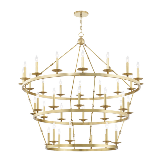 Hudson Valley Lighting Allendale 36 Light 58 inch Chandelier Ceiling Light Clearance