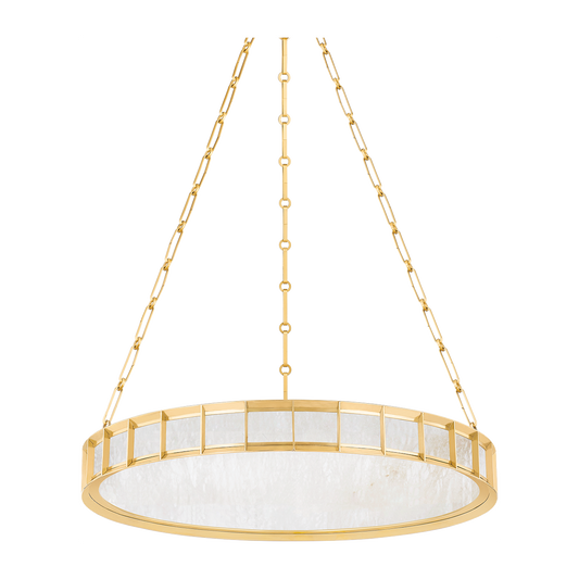 Corbett Leda 1 Light Vintage Brass Chandelier Ceiling Light