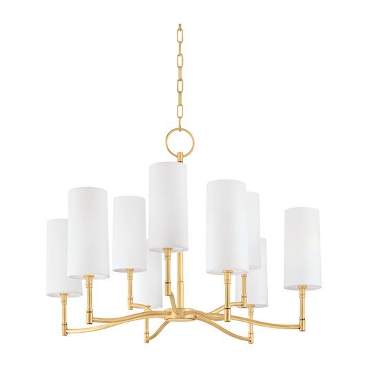 Hudson Valley Lighting Dillon 9 Light 30 inch Chandelier Ceiling Light
