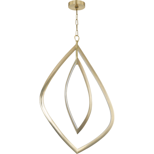 Corbett Arles 2 Light 22.25 inch Vintage Brass Chandelier Ceiling Light