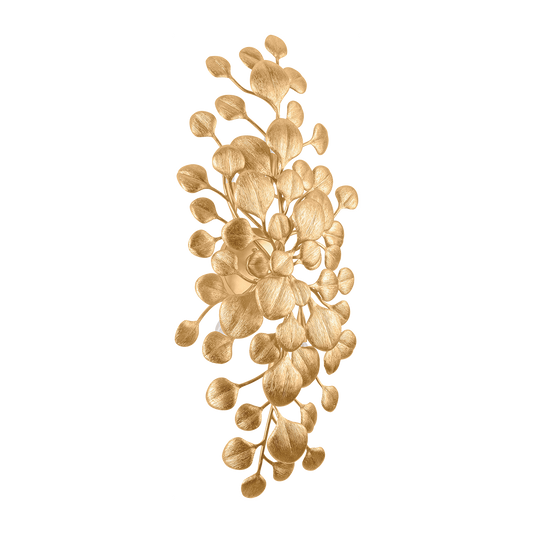 Corbett Menorca 6 Light Vintage Gold Leaf Wall Sconce Wall Light