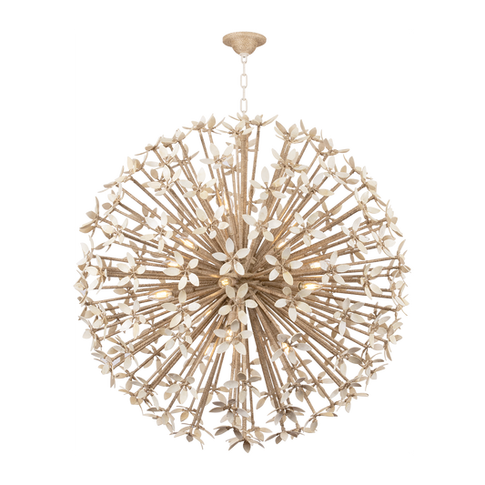 Corbett Corfu 16 Light Ivory Coco Chandelier Ceiling Light