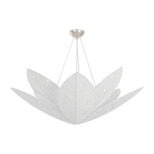 Corbett Azores 8 Light Warm Silver Leaf Chandelier Ceiling Light