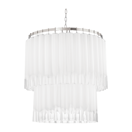 Hudson Valley Lighting Tyrell 13 Light 31 inch Polished Nickel Chandelier Ceiling Light