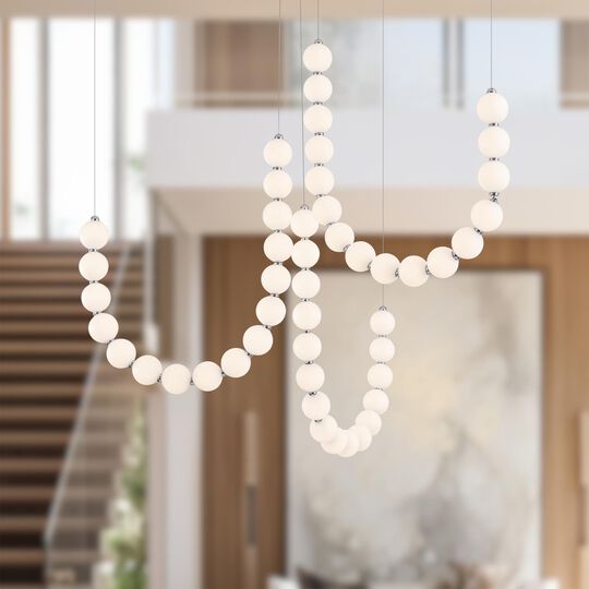 Ryan Pauly Akoya 11 Inch Multi Light Pendant by Alora Lighting