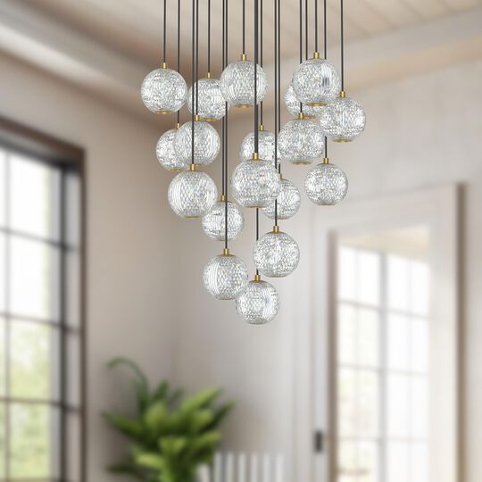 NYC Studio Marni Multi Light Pendant by Alora Lighting