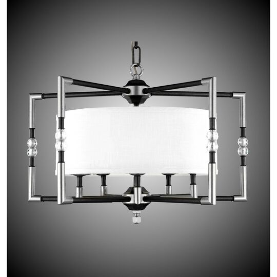 Magro 16 Inch Chandelier by American Brass and Crystal