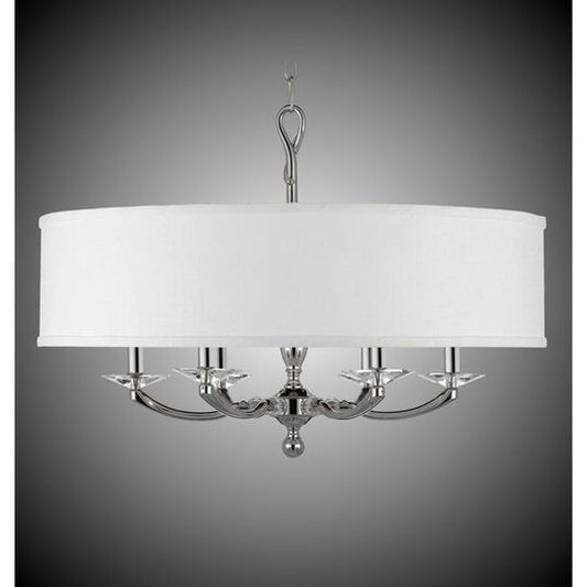Kensington 6 Light Mini Chandelier by American Brass and Crystal