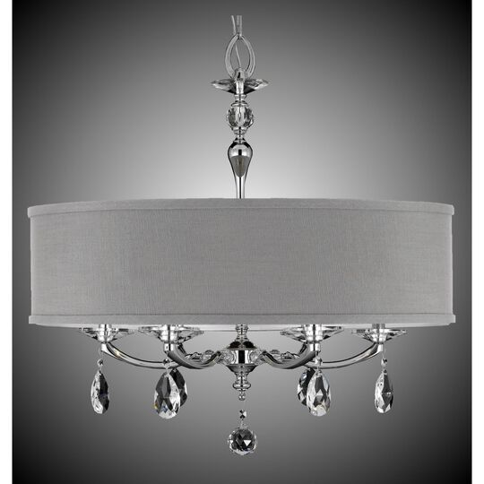 Kensington 6 Light Mini Chandelier by American Brass and Crystal