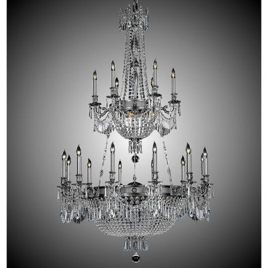 Valencia 60 Inch Chandelier by American Brass and Crystal