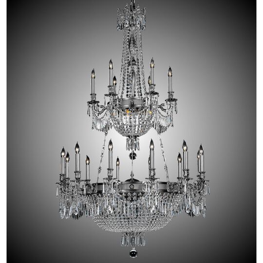 Valencia 60 Inch Chandelier by American Brass and Crystal